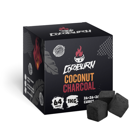Cocoburn Natural Hookah Coals - Cubes 26 mm