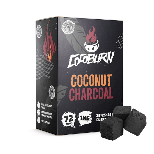 Cocoburn Natural Hookah Coals - Cubes 25 mm